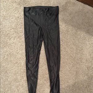 Koral Green shiny leggings